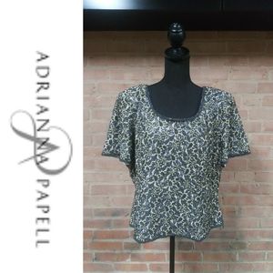 Adriana Papell | NWT Stunning Formal Beaded Sequin Top